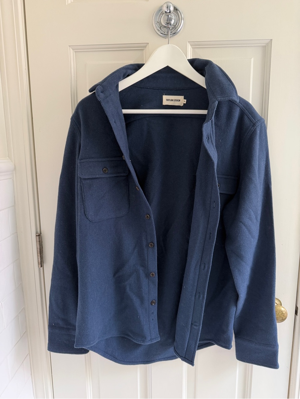 Taylor Stitch Men’s Shirt 38 navy